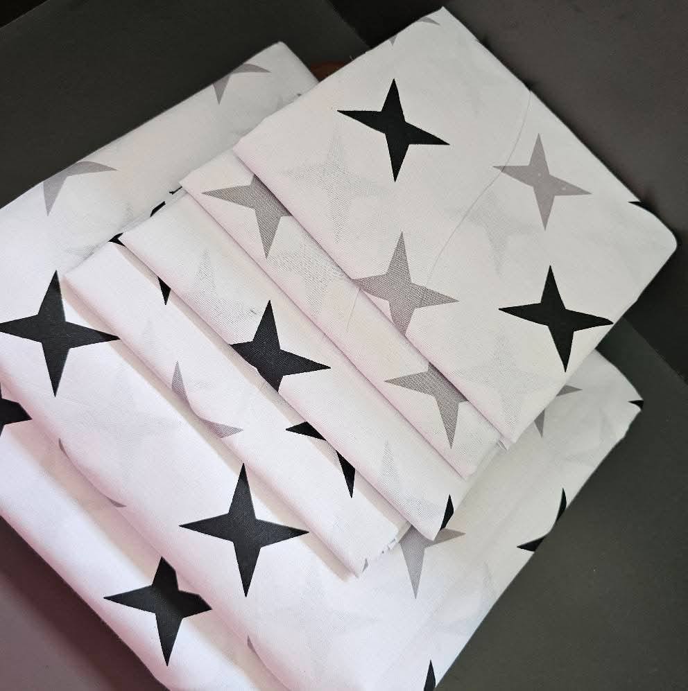 Two Flat Bedsheet Both Printed
4 Pillowcases