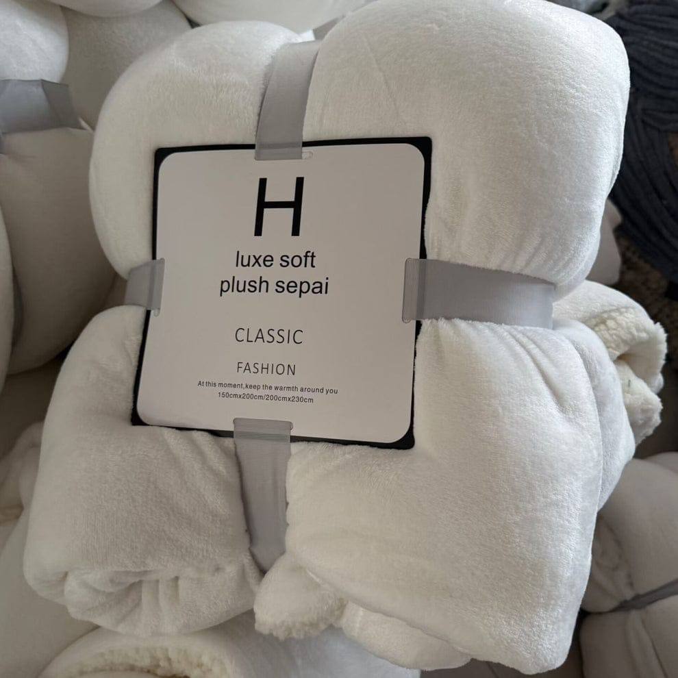 Thick Sherpa Throw Blanket