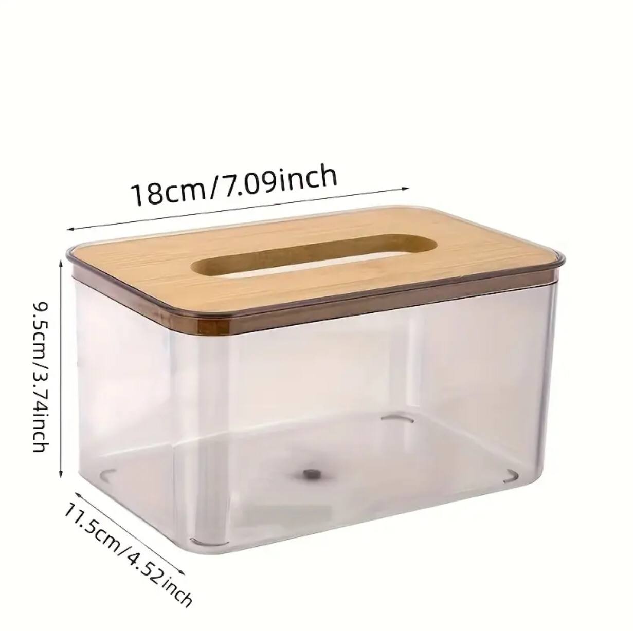 *lNordic minimalist tissue box /Serviette holder with bamboo lid