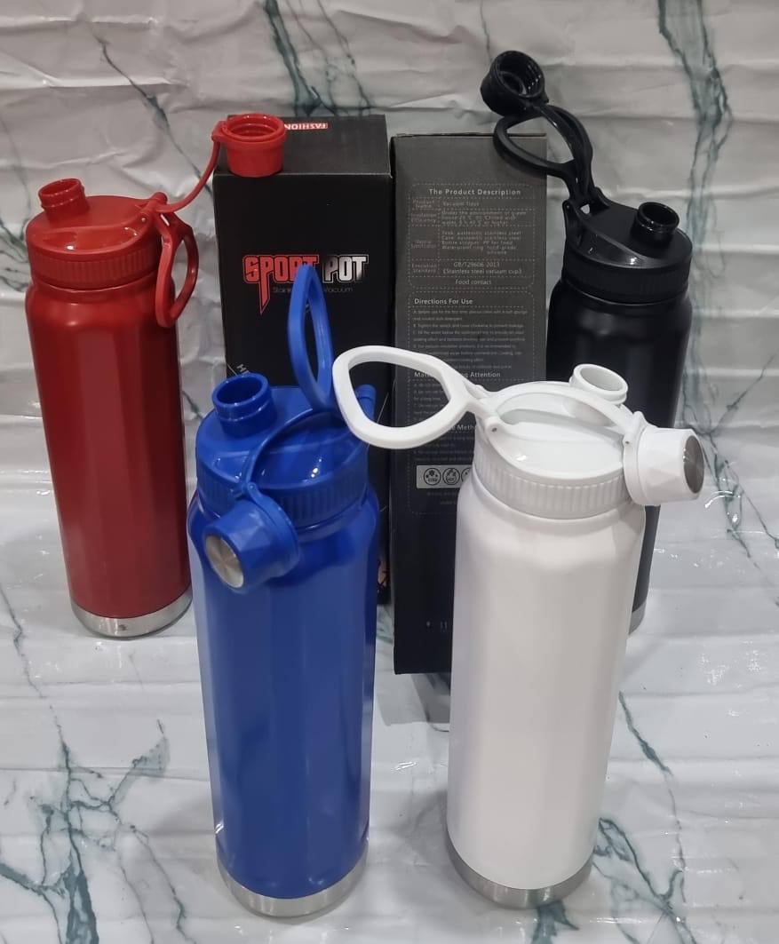 850ml stainless steel thermos sport pot camping club