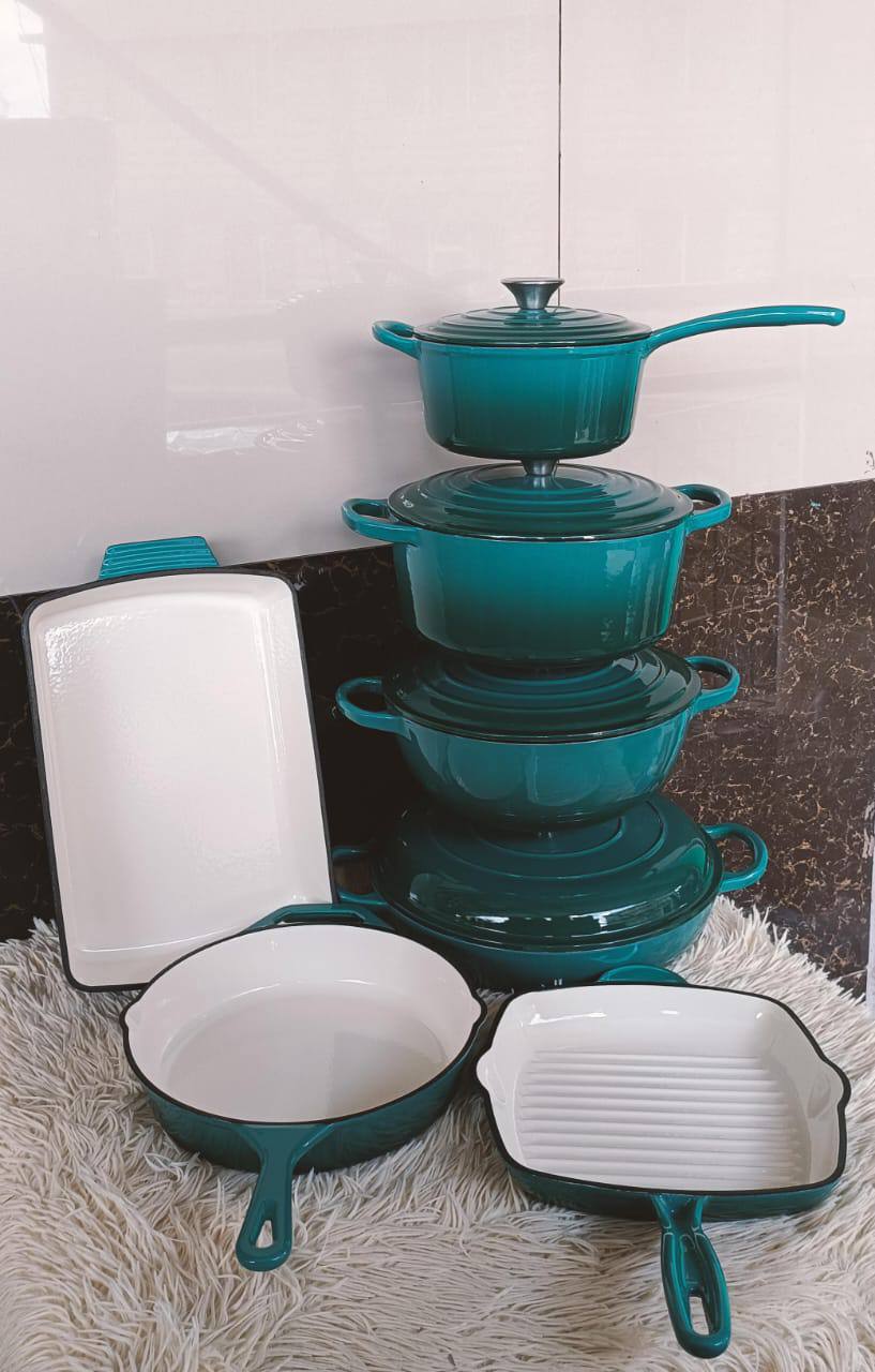 Original Enamel Cast iron cooking pots