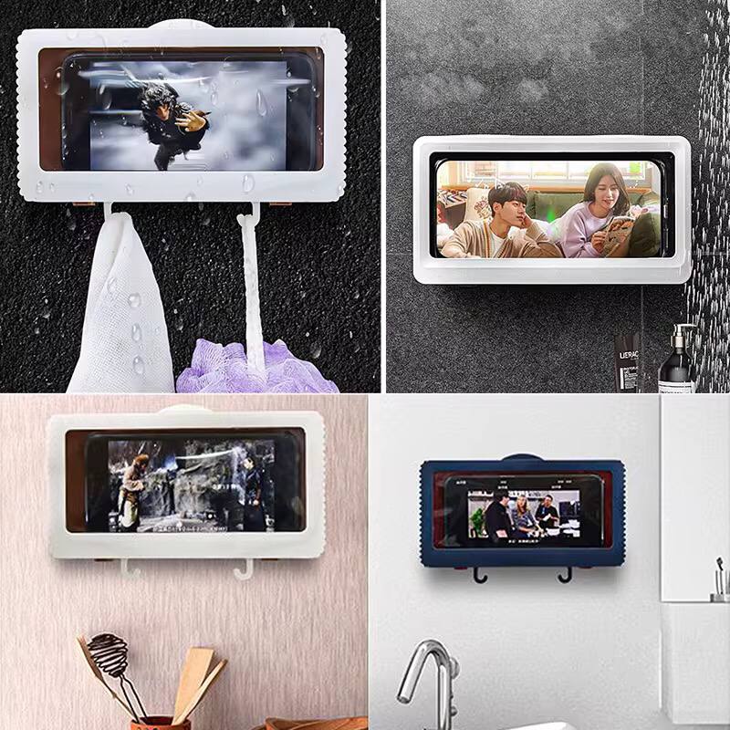 Magic box for phone in shower