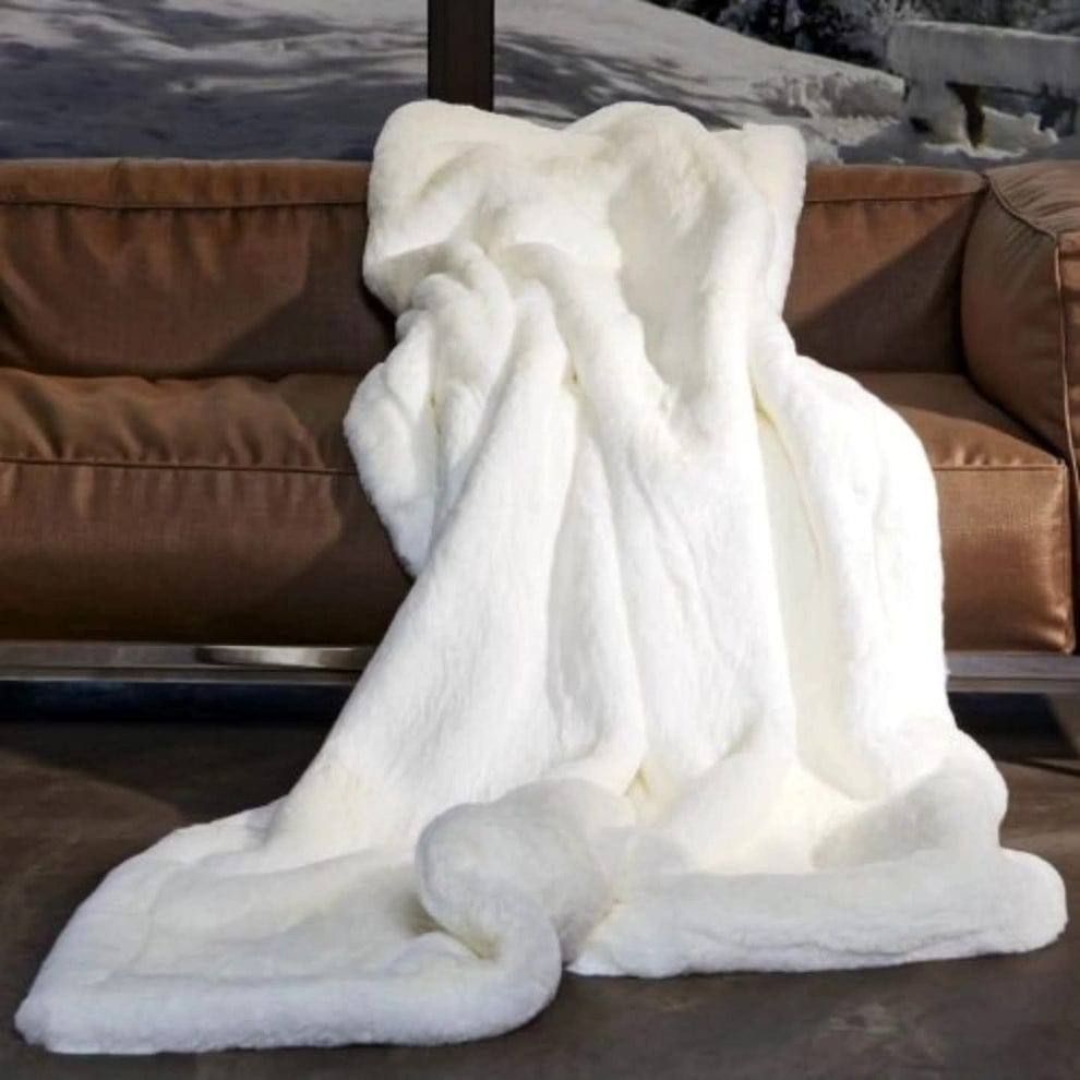 Thick Sherpa Throw Blanket