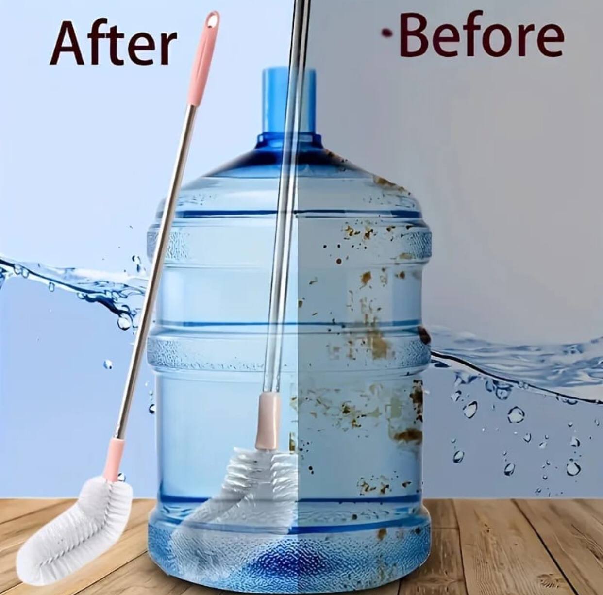 Water bottle brush