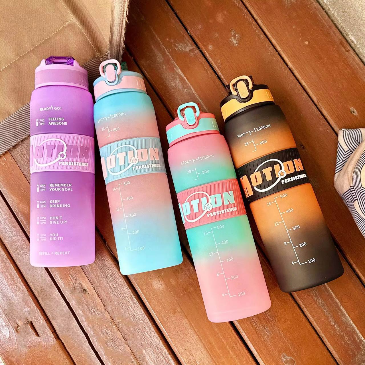 Motivation water bottle