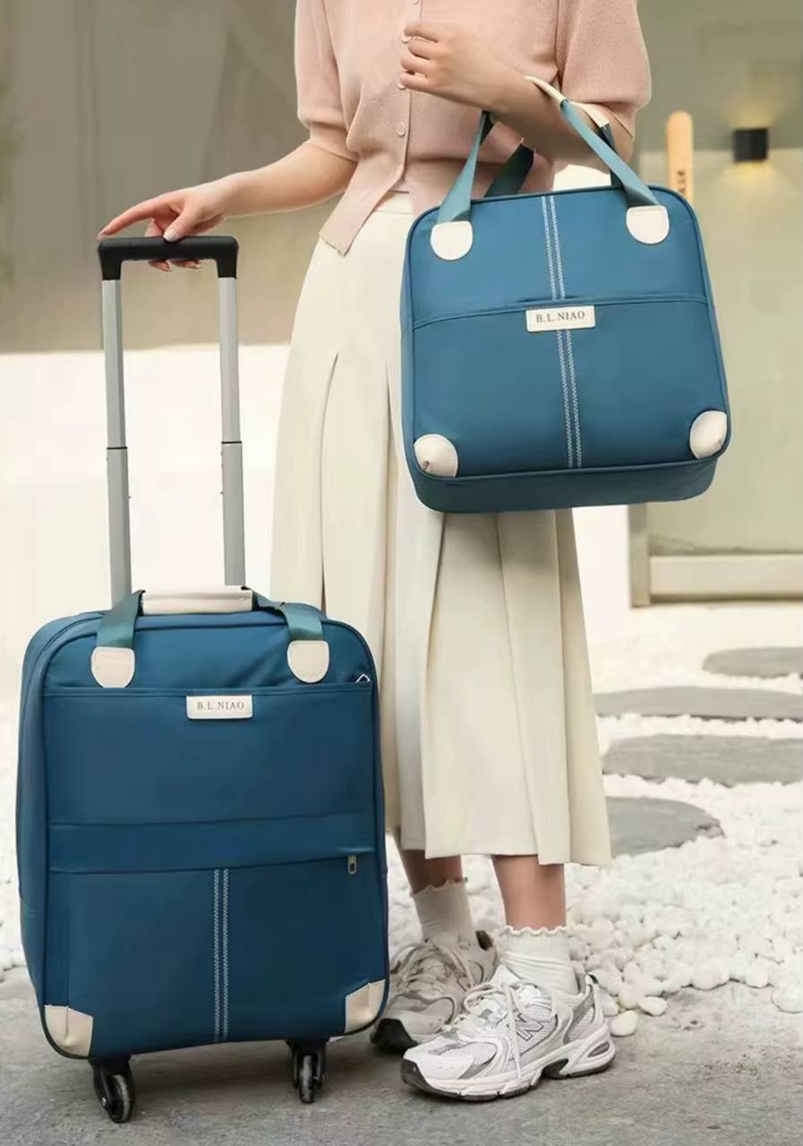 2 in 1 High Quality Big Sizes Trolley Travel Bags