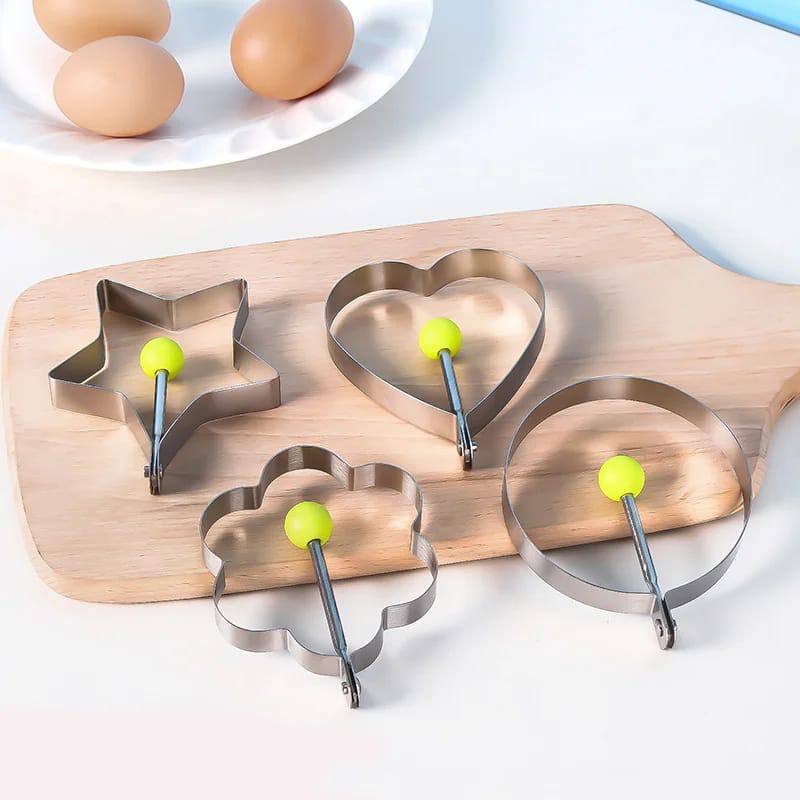 1 Pcs Kitchen Accessories Stainless Steel Fried Egg Shaper Pancake Mould Omelette Mold Frying Egg Cooking Tools Kitchen Gadgets