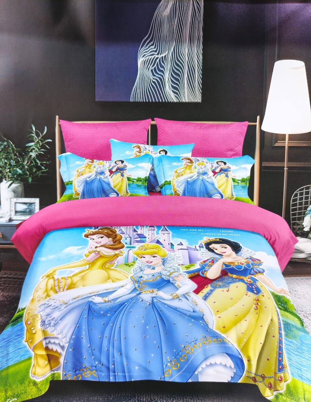 Cartoon themed duvet one sheet one pillowcases