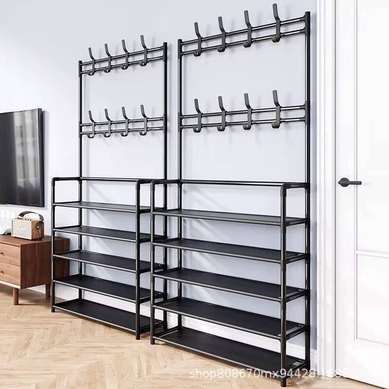 HIGH Strong metallic 5 layer
multipurpose SHOE RACK, CLOTH RACK ,BAG AND HUTS (ALL IN ONE)