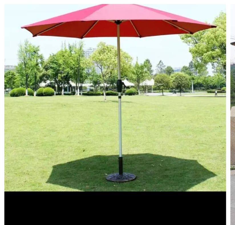 2.7M Parasol Replaceable Cloth Garden Umbrella