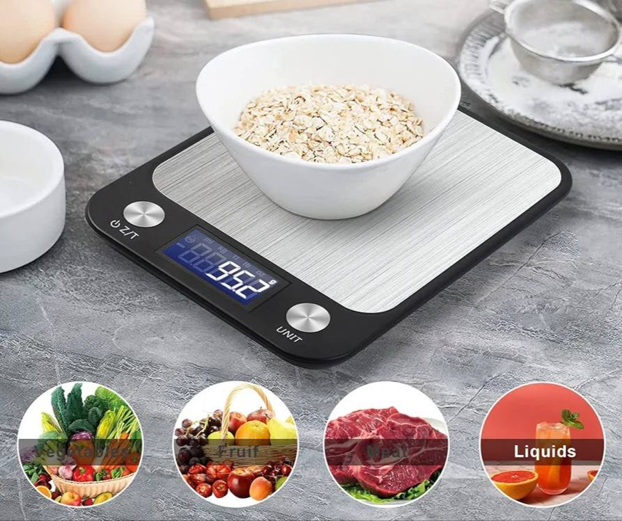 Updated Kitchen Scale, Large Weighing Panel