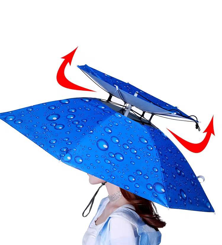 Double layer head supported umbrella