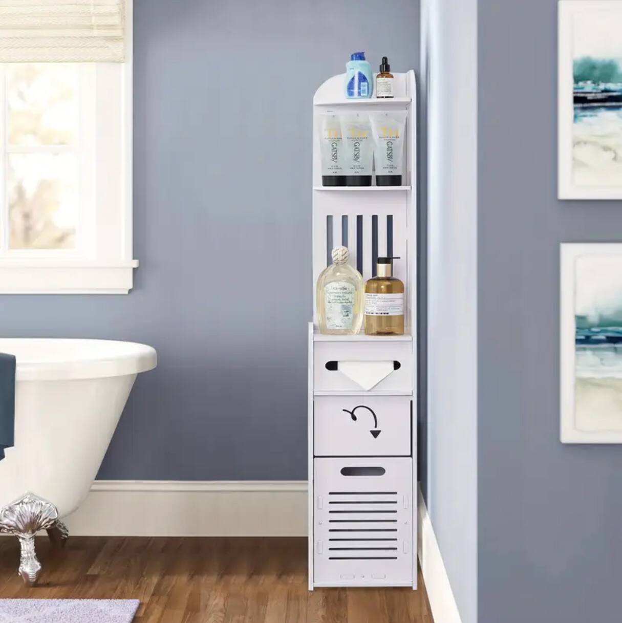 Toilet/Bathroom vanity Side Cabinet