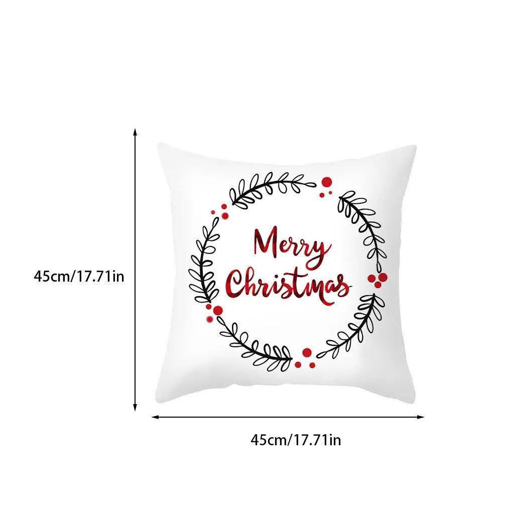 5pc Set Christmas Themed Pillow Covers