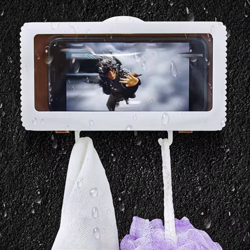 Magic box for phone in shower