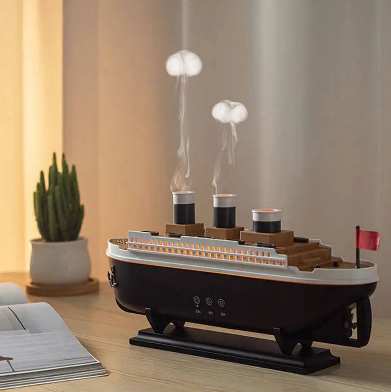 Steamship Design Essential oil Diffuser