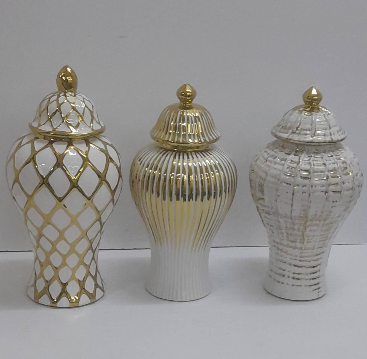 CERAMIC NORDIC ginger flower vase