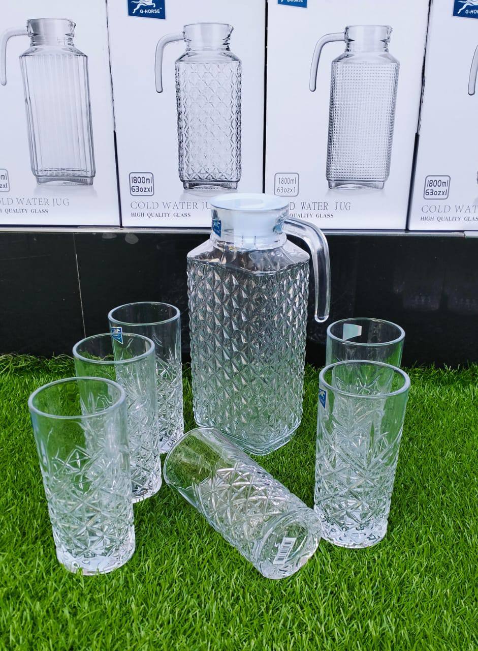 Water / Juice Glass-Jug set