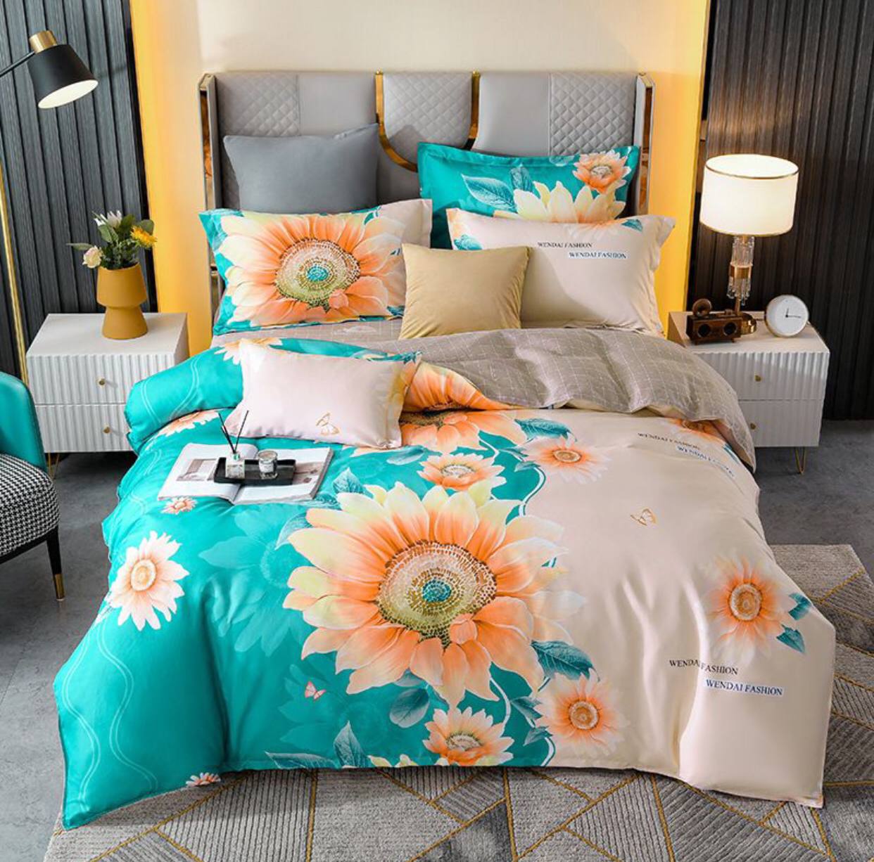 Luxury Nordic style Cotton Microfiber Duvet cover sets