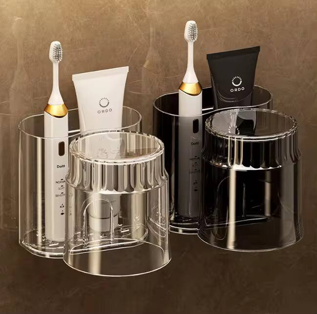 Toothbrush Holder With Mouthwash Cup
