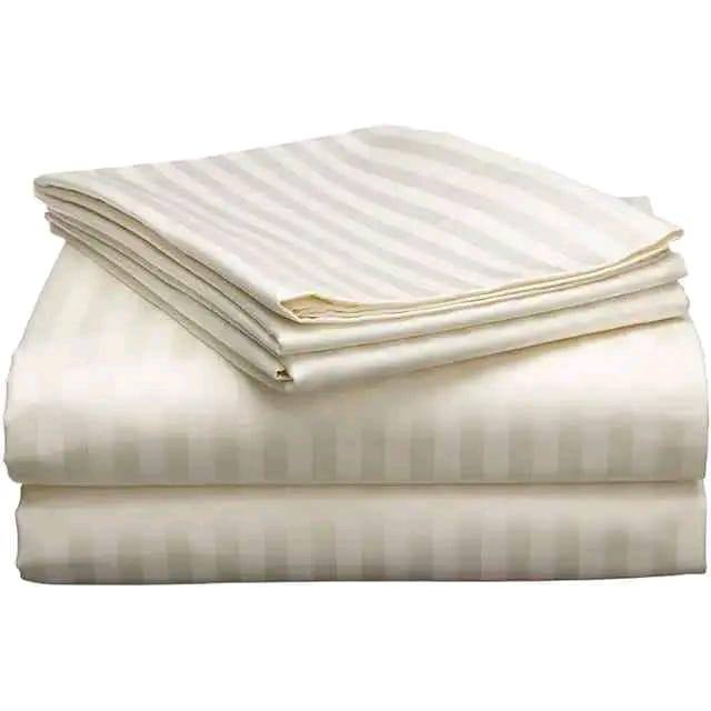 Stripped a pair of cotton bedsheets