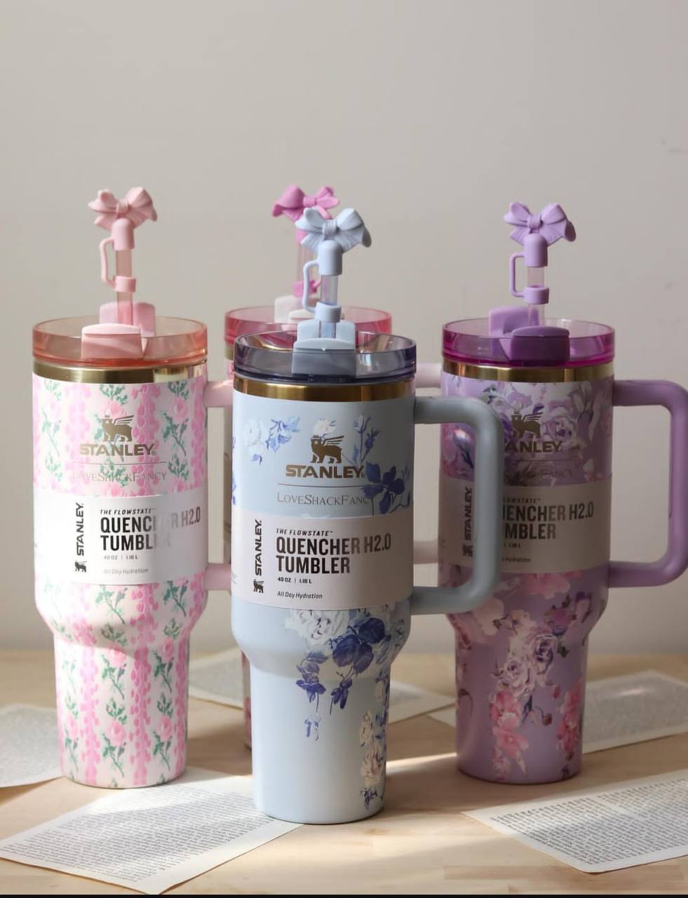 Stanley Mug Tumbler New Style Flower Cup Stanley
