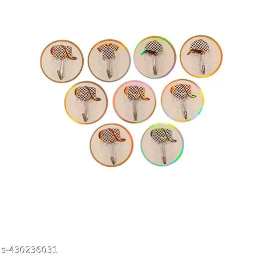 Pack of 3 Cap strong 10kg sturdy hook Designer Wall Hooks