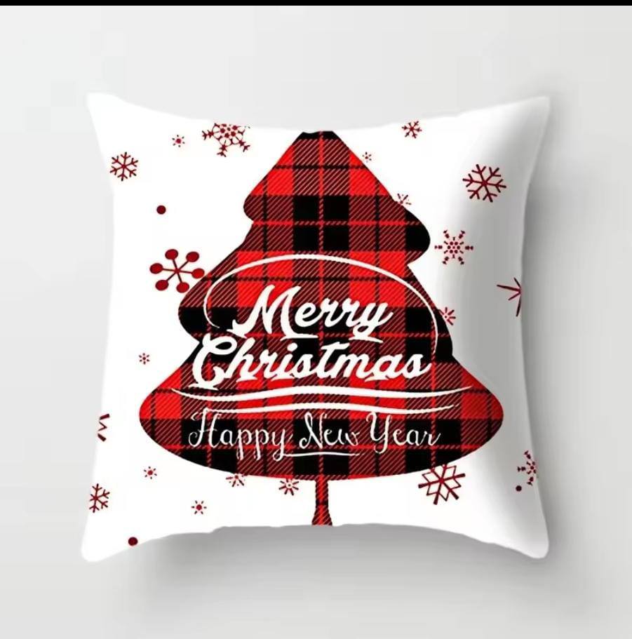 Christmas Pillow Covers (No Filler) for Christmas Decoration Throw Pillow Covers