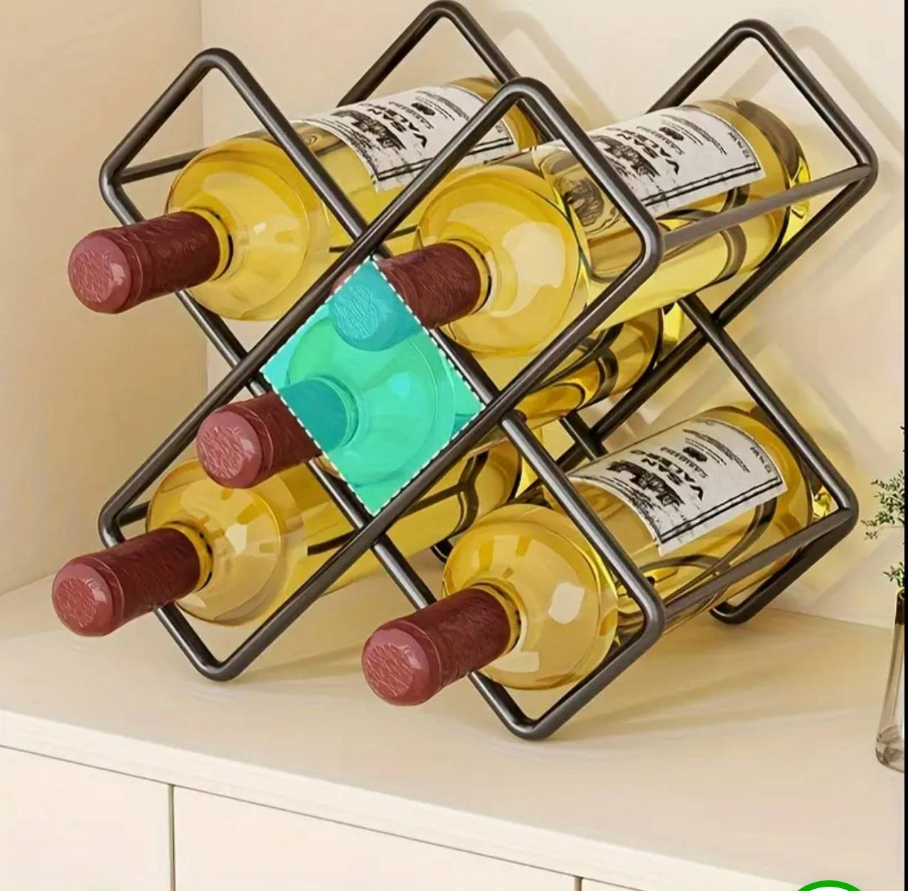 Carbon metal wine holder
5slot