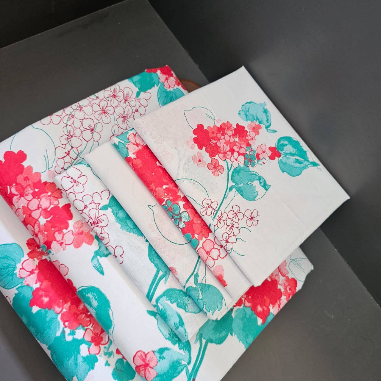 Two Flat Bedsheet Both Printed
4 Pillowcases
