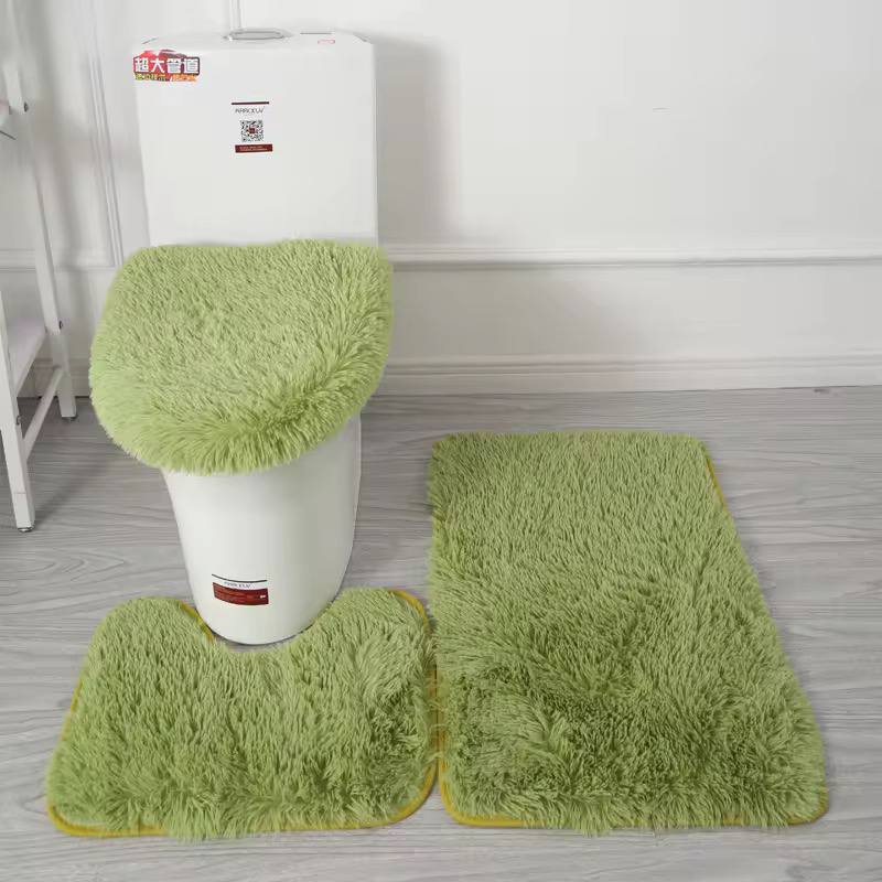 Fluffy 3 in 1 high quality toilet mats