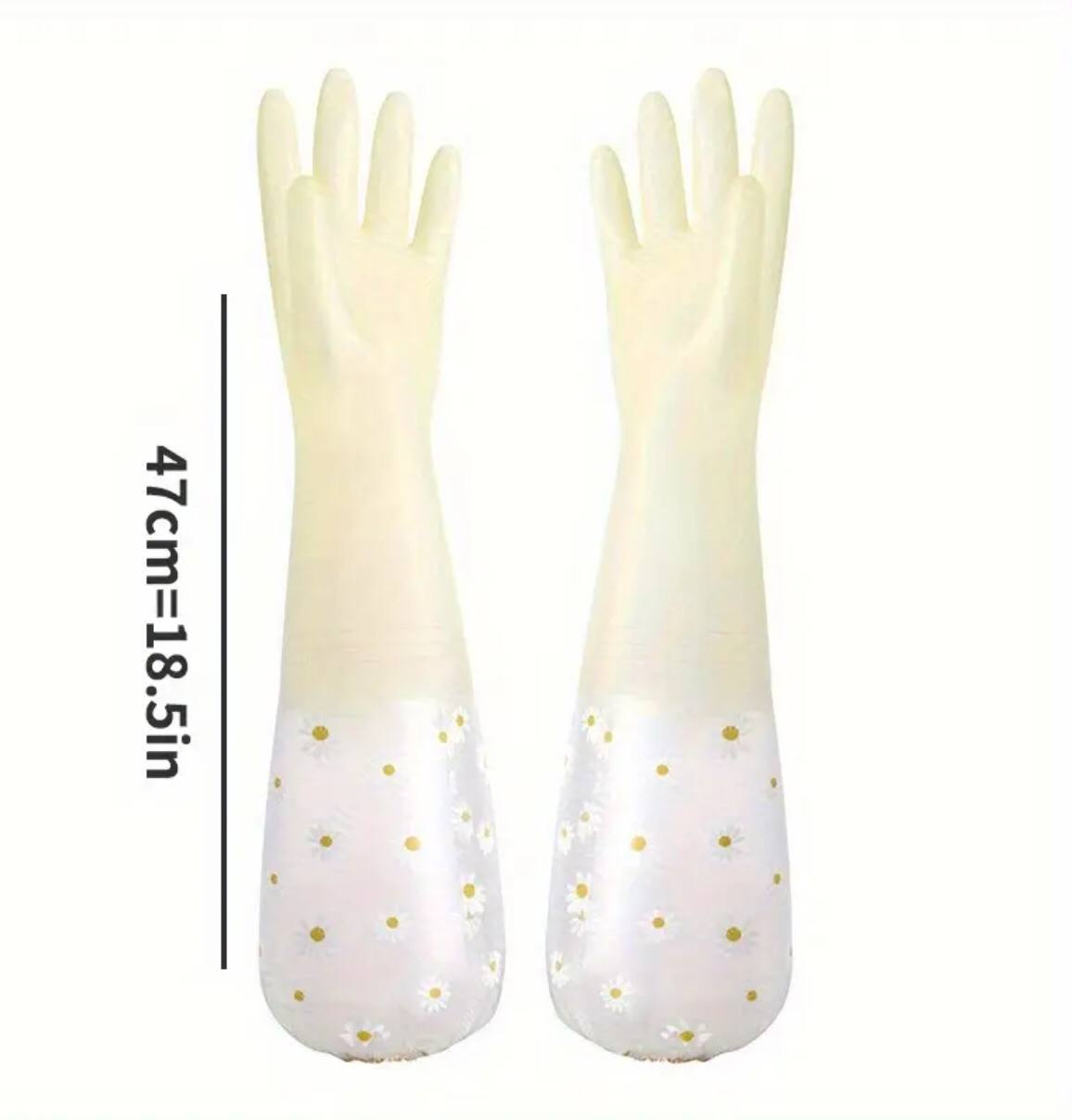 1 Pair Of Thermal Dishwashing Gloves, Thick And Durable, Waterproof Non-slip