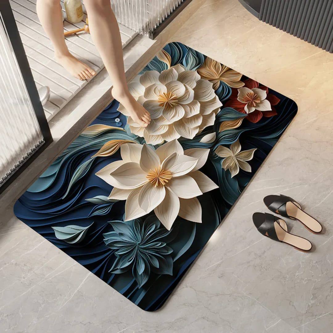 Soft flower 3d absorbent bathroom mat
Price
