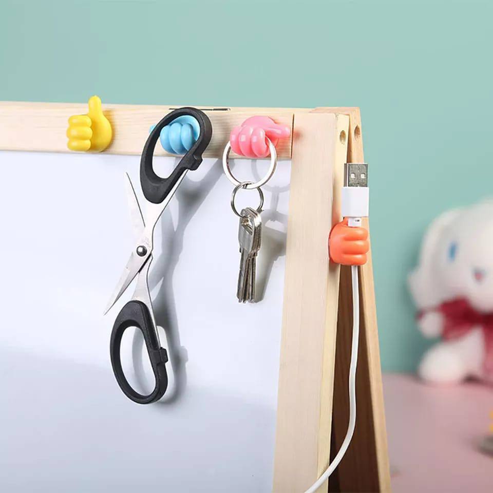 Self adhesive thumb hooks
5 pieces