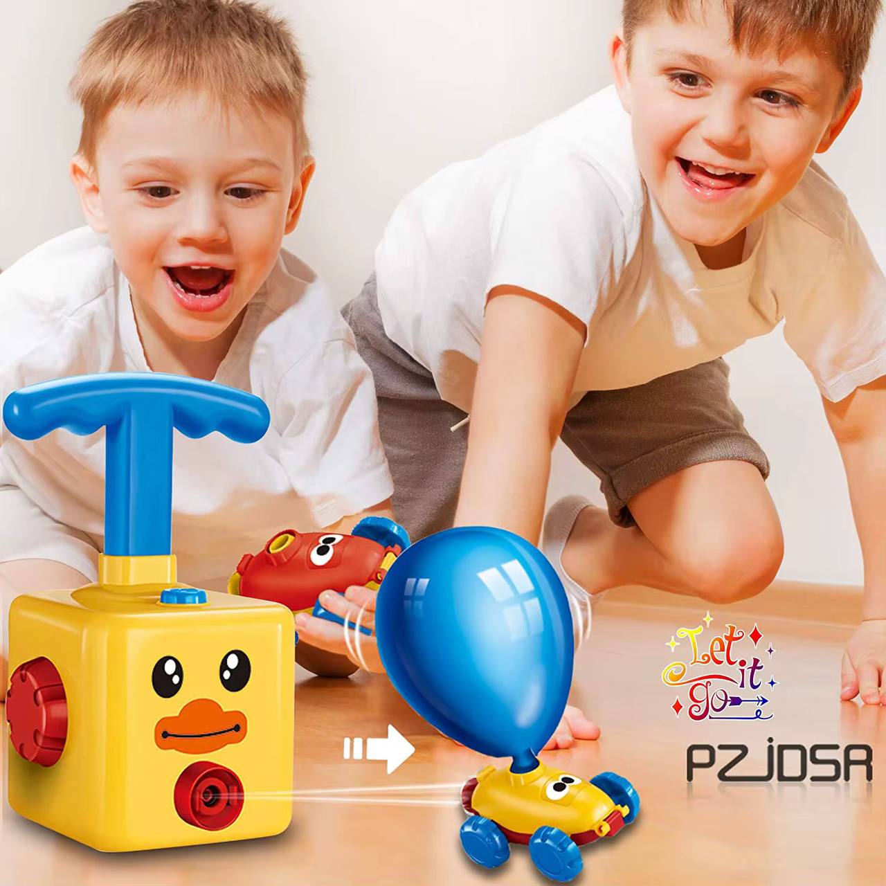 New balloon launch tower puzzle toy