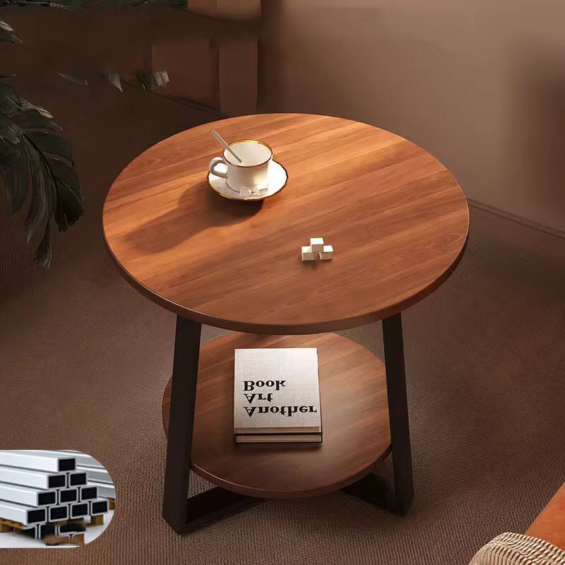 Eye-catching luxury double layered coffe side table