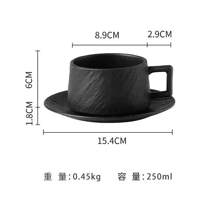 Cup saucer set of 6pcs