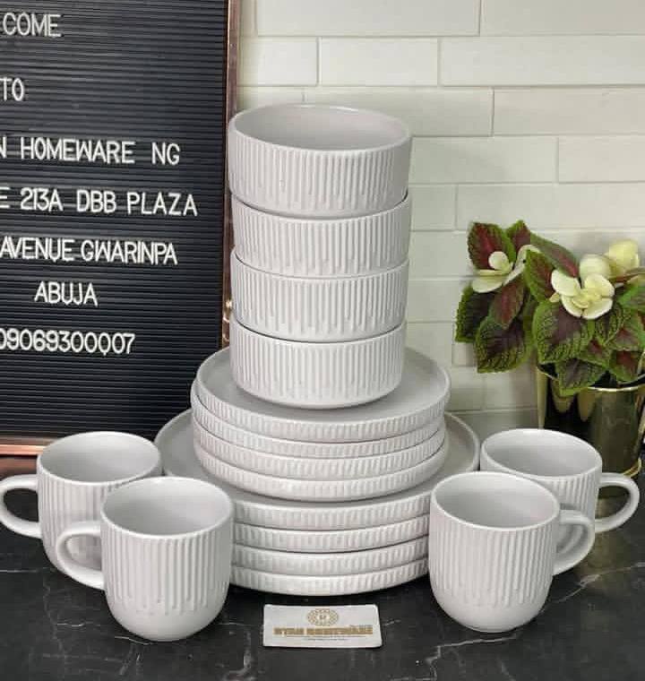 24pcs CERAMIC DINNER SET
