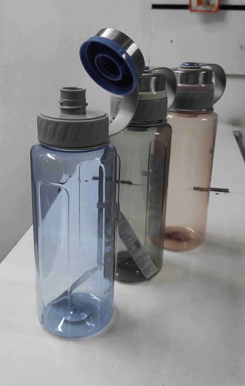Direct Drinking silver lid Water Bottle