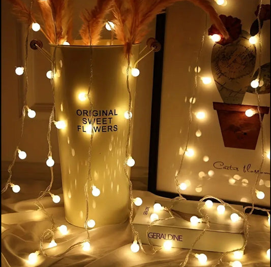 Round shaped Christmas lights