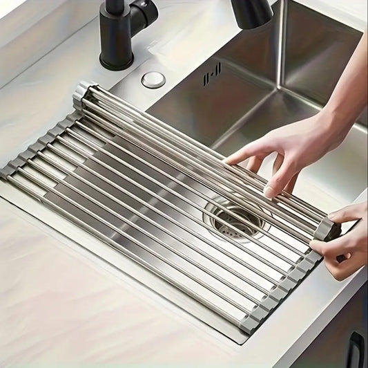 Stainless Steel Foldable Vegetable/ Fruits & Dish Drying mat