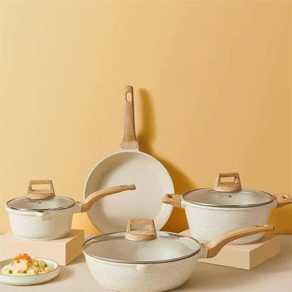 Non-Stick Kitchen Cookware Set Stone Pot Set