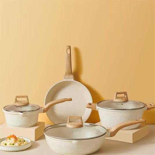 Non-Stick Kitchen Cookware Set Stone Pot Set