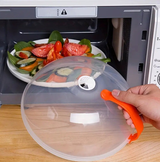 Food Grade Microwave/food cover with whith handle