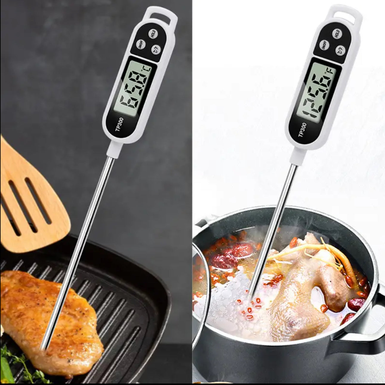Kitchen digital food thermometer