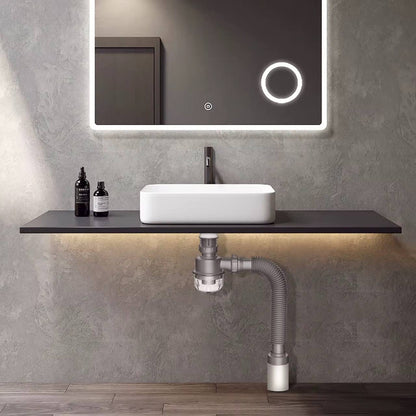Space saving sink drain magic bend