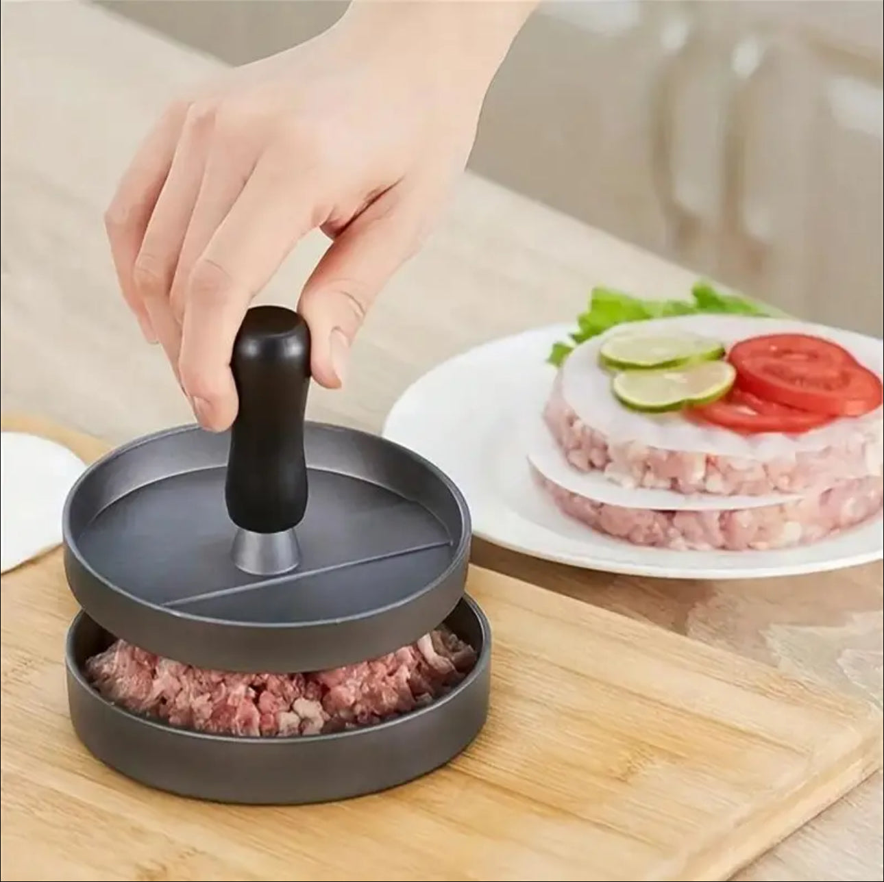 Burger press
