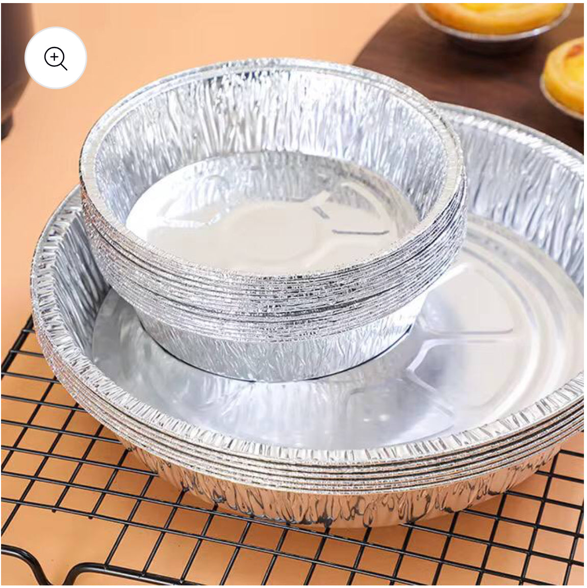 Air fryer nonstick Aluminum foil paper liner BBQ food tray Baking nonstick tray