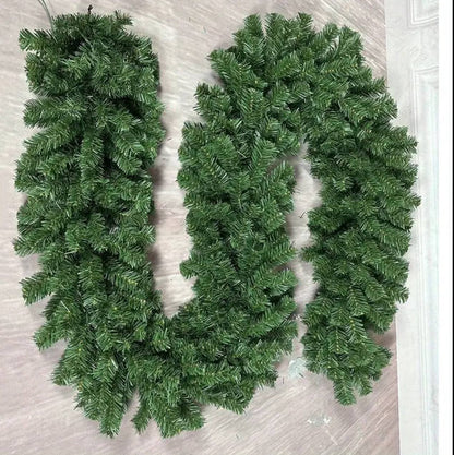 Christmas Green Pine Needle Wreath