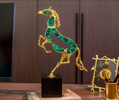 Luxury Modern crystal horse statue